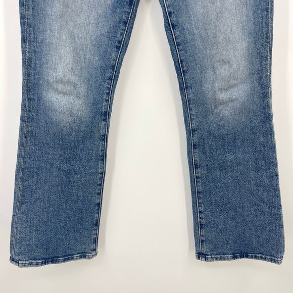 MOTHER | The Hustler Ankle Fray Jeans Scenic Route Medium Wash 26 - Picture 9 of 14